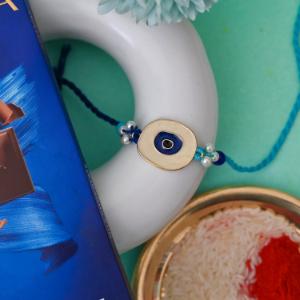 Protective Gaze & Luxurious Bite Rakhi - Rakhi and Chocolates to USA