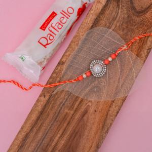 Pure Radiance & Coconut Dream Rakhi - Rakhi and Chocolates to USA