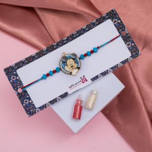 Adorable Mickey Mouse Kids Rakhi Band
