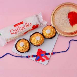 Spiderman Rakhi with Raffaello & Ferrero Delight