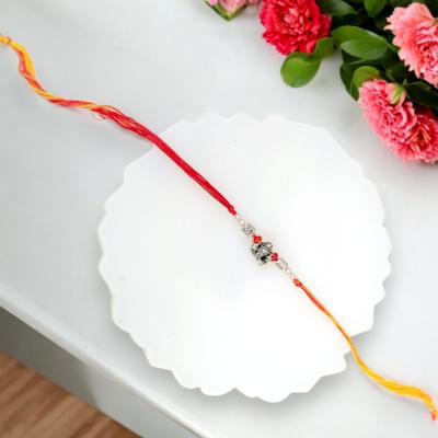 Auspicious Ganesha Rakhi - Single Rakhi to USA