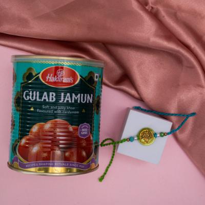 Evergreen Wishes Rakhi & Gulab Jamun Delight