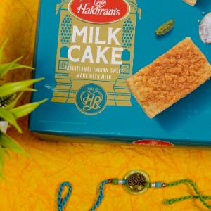 Evergreen Wishing Tree Rakhi & Milk Cake Indulgence