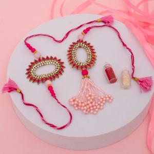 Blush Pearl Bhaiya Bhabhi Rakhi