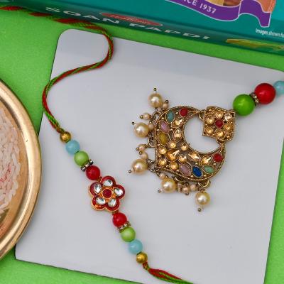 Kaleidoscope Charm & Soan Papdi Sweetness Rakhi