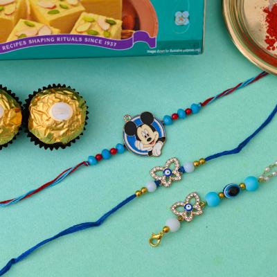 Fluttering Fun & Sweet Treasures Rakhi