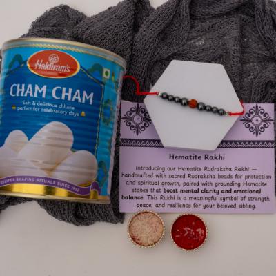 Grounding Hematite Rakhi & Cham Cham Delight