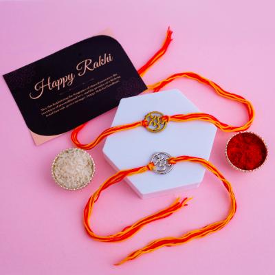 Sacred Om Rakhi Set of Harmony