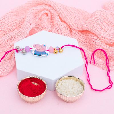 Adorable Peppa Pig Rakhi for Little Ones