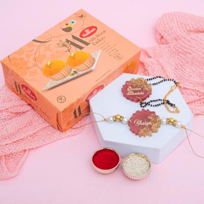 Royal Duo & Ladoo Bliss Rakhi Set