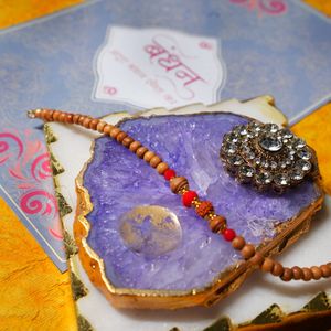 Sacred Rudraksha Rakhi