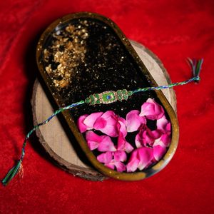 Majestic Peacock Rakhi