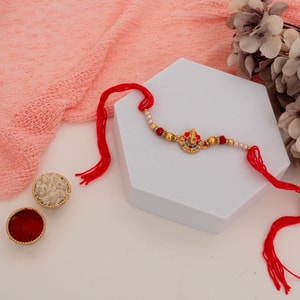 Meenakari Ganesh Heritage Rakhi