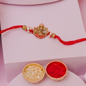 Ganpati Blessings Designer Rakhi