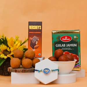 Divine Ganesha Rakhi Celebration Hamper