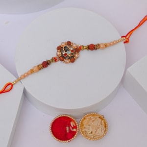 Mahadev Shivling Blessing Rakhi