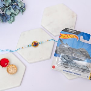 Spider Hero Rakhi with Hot Wheels Gift