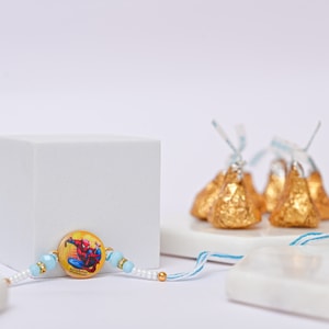 Spider Hero Rakhi with Hershey