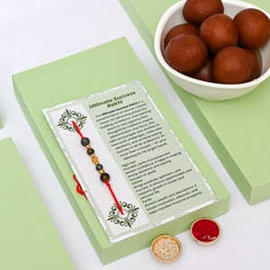 Success Crystal Rakhi & Gulab Jamun