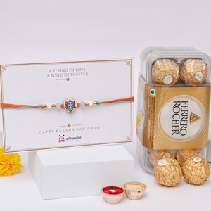 Bal Ganesha Rakhi with Ferrero Rocher