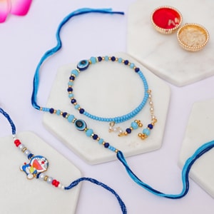 Evil Eye Family Rakhi Celebration Set