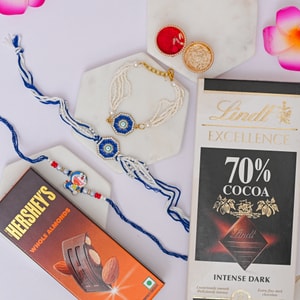 Family Rakhi Celebration with Lindt & Hershey