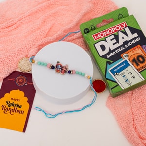 Radha Krishna Rakhi Game Gift Set - Kids Rakhi to Canada