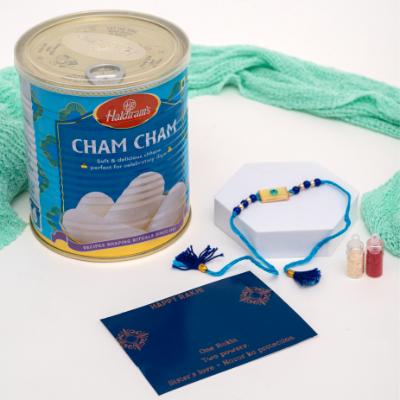 Oceanic Eye Protection Rakhi & Cham Cham Delight