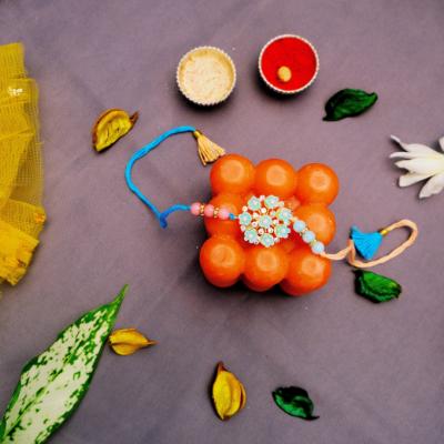 Petal Touch Elegant Floral Rakhi