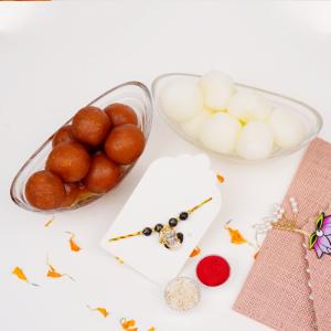 Divine Harmony Rakhi & Double Sweet Delight