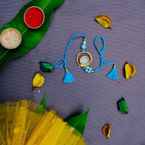Urban Elegance Modern Stone Rakhi
