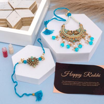 Neeli Moti Mithas Bhaiya Bhabhi Rakhi