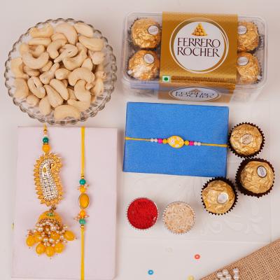 Sunshine & Sweet Treasures Rakhi Set