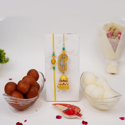 Sunshine Embrace & Dual Sweet Delights Rakhi