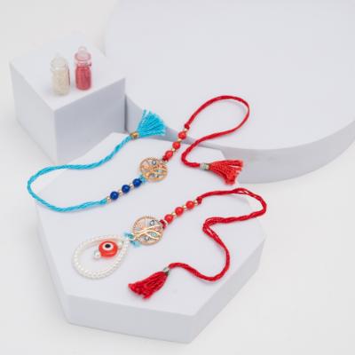 Guardian Blessings Evil Eye Rakhi Set for Bhaiya Bhabhi