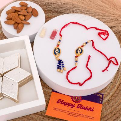 Protective Glare & Sweet Nutty Bliss Rakhi