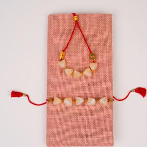 Elegant Stone Beads Bhaiya Bhabhi Duo