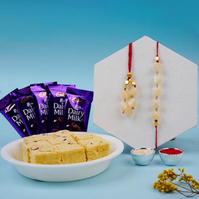 Earthy Elegance & Sweet Symphony Rakhi