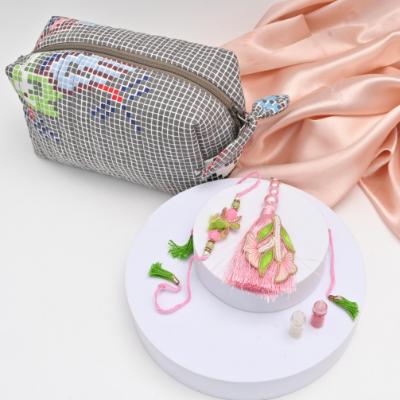 Handcrafted Zardosi & Travel Essential Rakhi Set