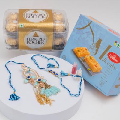 Royal Protection & Sweet Indulgence Rakhi