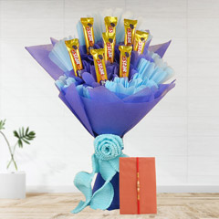 Chocolate Bouquet with Rakhi