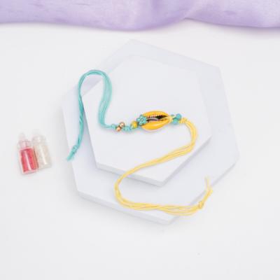 Mellow Yellow Shell Rakhi