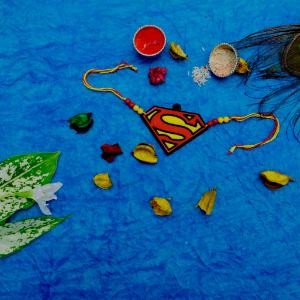 Superman Crest Rakhi for the Everyday Hero