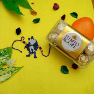 Batman Rakhi with Ferrero Rocher Box
