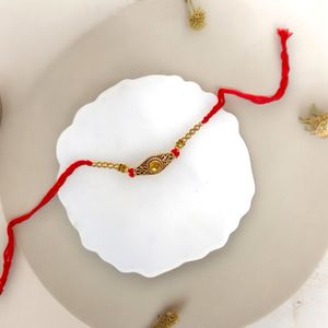 Celestial Bond Stone Rakhi Harmony