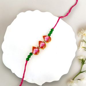 Crimson Bond of Love Rakhi