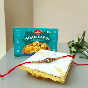 Rakhi Treats in Stone Elegance