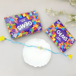 Mystic Guardian Gemstone Rakhi Box