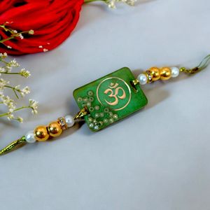 Emerald Blessings Rakhi Charm