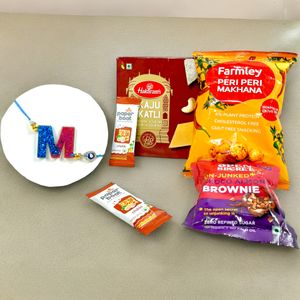 Crafted Delightful Rakhi Treats Gift
